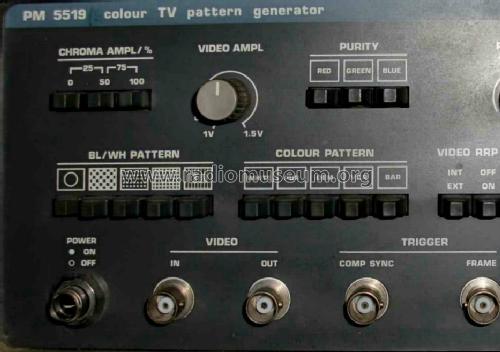 Colour TV Pattern Generator PM5519; Philips Radios - (ID = 1664066) Equipment