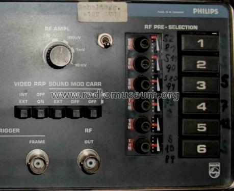 Colour TV Pattern Generator PM5519; Philips Radios - (ID = 1664067) Equipment