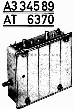 UHF Kanalwähler - UHF Channel Selector A3 345 89 - AT 6379; Philips Radios - (ID = 1899115) mod-past25