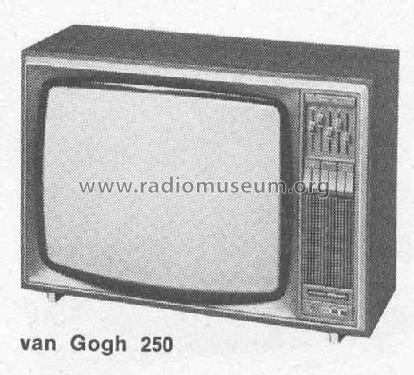 van Gogh 250; Philips Radios - (ID = 439150) Television