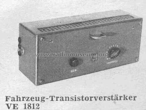 VE1812; Philips Radios - (ID = 376713) Verst/Mix