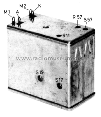 VHF/UHF Kanalwähler KD1 4812 210 47004 - 3112 218 50070 - 3112 218 50180 - 12ET5630; Philips Radios - (ID = 1867547) mod-past25