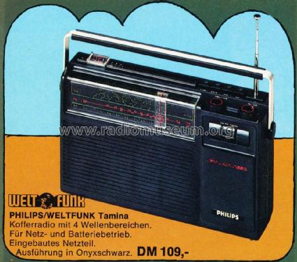 Weltfunk Tamina ; Philips Radios - (ID = 1247863) Radio