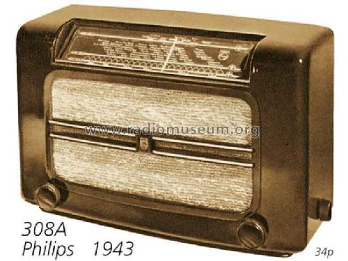 308A-2; Philips - Schweiz (ID = 2213) Radio