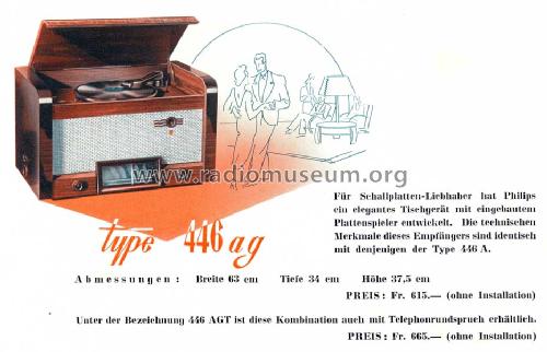 446AG; Philips - Schweiz (ID = 1049605) Radio