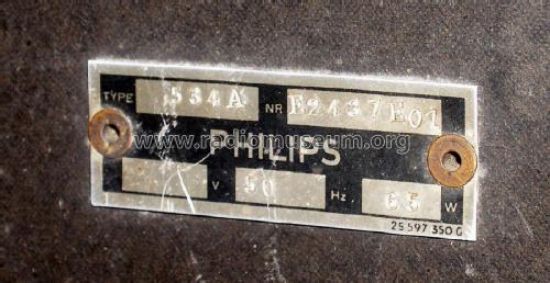 Multi-Inductance receiver 534A; Philips; Eindhoven (ID = 2373344) Radio