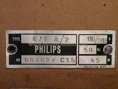 671-A/2; Philips - Schweiz (ID = 2003448) Radio