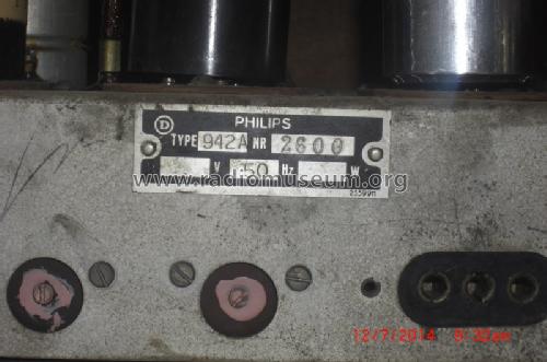 942A; Philips Radio A/S; K (ID = 1681750) Radio