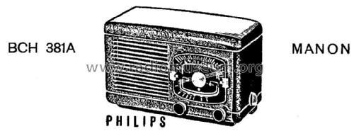 BCH381A; Philips - Schweiz (ID = 2248526) Radio