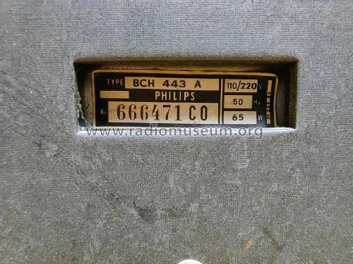 BCH443A; Philips - Schweiz (ID = 3059518) Radio