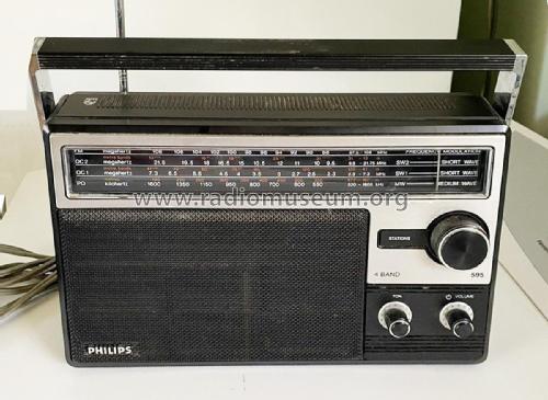 4-Band 595 90AL595 /45; Philips, Singapore (ID = 3120887) Radio