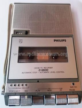 Cassetten-Recorder D6600 /00; Philips, Singapore (ID = 2842312) Sonido-V