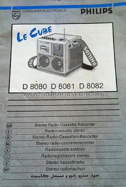 Le Cube D-8080/02; Philips, Singapore (ID = 1607901) Radio