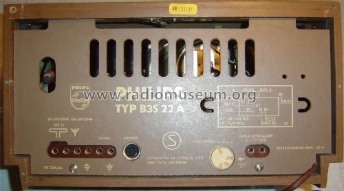 B3S22A; Philips, Svenska AB, (ID = 238973) Radio