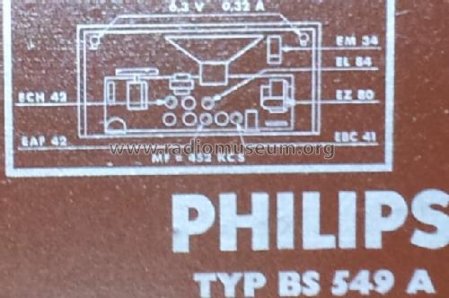 BS549A; Philips, Svenska AB, (ID = 1517858) Radio