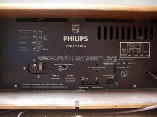 Pascha F7S78A Ch= B3; Philips, Svenska AB, (ID = 2329428) Radio