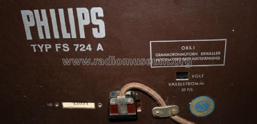 FS724A; Philips, Svenska AB, (ID = 686432) Radio