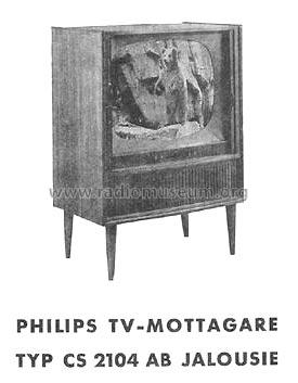 Jalousie CS2104AB; Philips, Svenska AB, (ID = 1146760) Television