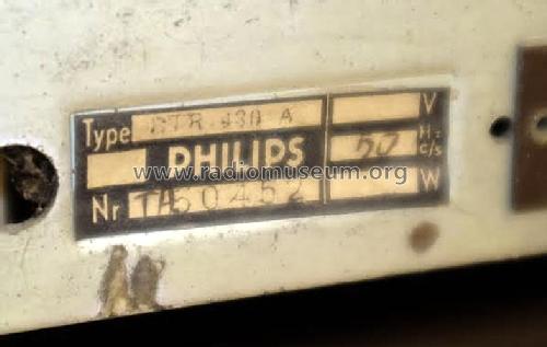 BTR430A; Philips TURKEY ; (ID = 2091065) Radio