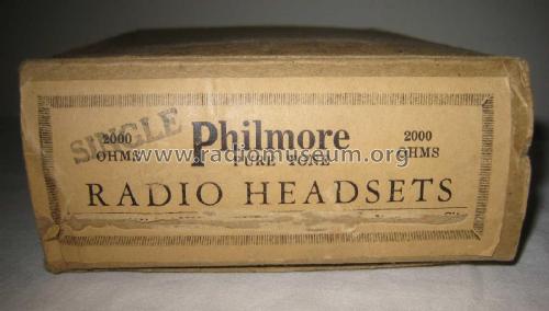 Pure Tone Single Headphone ; Philmore Mfg. Co. - (ID = 2512003) Parleur
