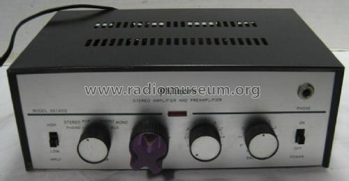 Stereo Amplifier and Preamplifier SA1400; Philmore Mfg. Co. - (ID = 2718109) Ampl/Mixer