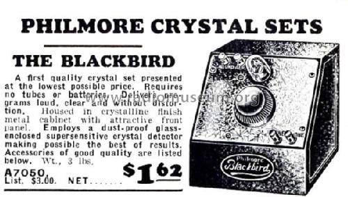 The Blackbird ; Philmore Mfg. Co. - (ID = 2670311) Crystal