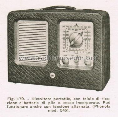 545; Phonola SA, FIMI; (ID = 2979100) Radio