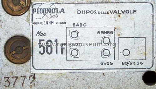 561F ; Phonola SA, FIMI; (ID = 1725231) Radio