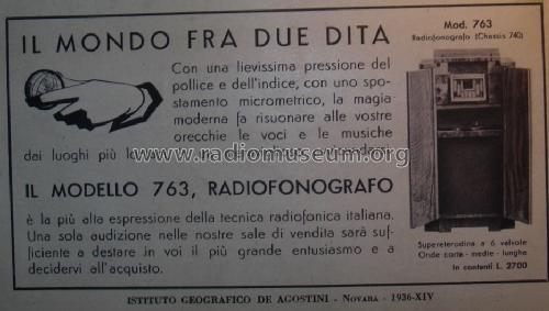 763 ; Phonola SA, FIMI; (ID = 743371) Radio