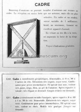 Antenne Cadre No. 1210; Hall Radio-Hall, (ID = 2311587) Antenna