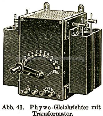 Elektrolyt-Gleichrichter G10; Phywe, Physikalische (ID = 671688) Strom-V