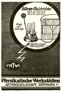 RG1 ; Phywe, Physikalische (ID = 1516936) A-courant