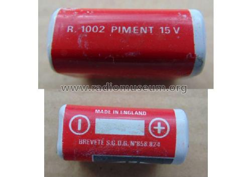 Piment R. 1002, Pile à 15 V; Piles Mazda, Thomson (ID = 2373837) Power-S