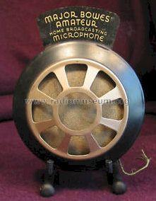 Major Bowes Amateur Home Broadcast Microphone ; Pilgrim Electric (ID = 839750) Microphone/PU