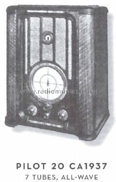 20 All Wave ; Pilot Electric Mfg. (ID = 1572564) Radio