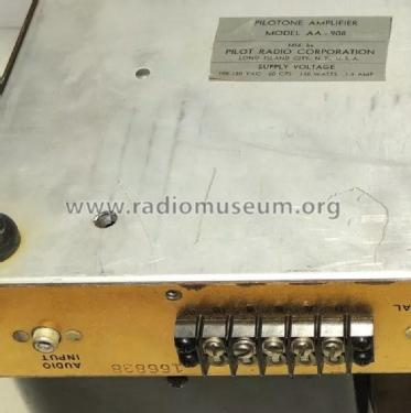 AA-908 ; Pilot Electric Mfg. (ID = 3109102) Ampl/Mixer