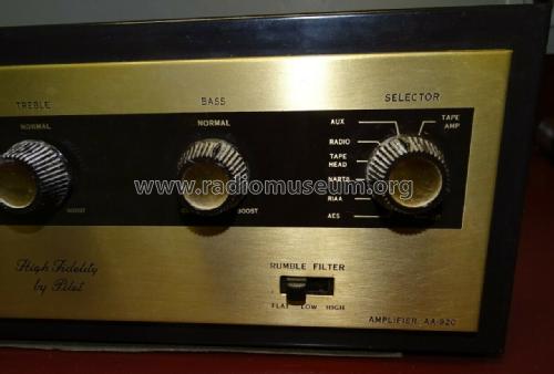 Pilotone Amplifier AA-920; Pilot Electric Mfg. (ID = 2652761) Ampl/Mixer