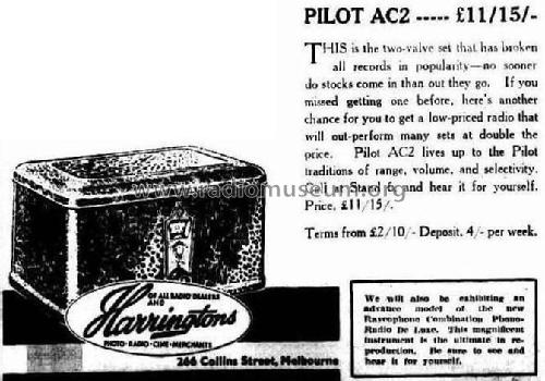 Pilot AC 2 ; Harringtons Ltd; (ID = 2122531) Radio