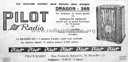 Dragon 365; Pilot Electric Mfg. (ID = 2980463) Radio