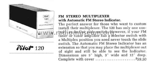 FM Multiplexer 120; Pilot Electric Mfg. (ID = 3020134) mod-past25