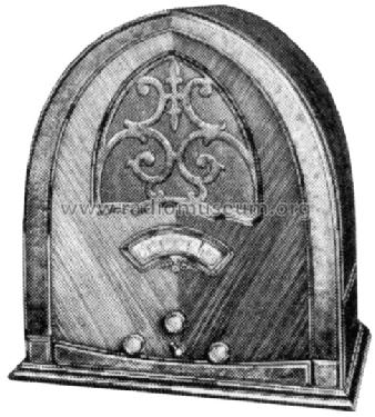 Gothic Superheterodyne ; Pilot Electric Mfg. (ID = 1143237) Radio