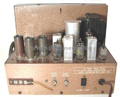 Pilotuner FM-607; Pilot Electric Mfg. (ID = 799943) Radio