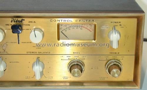 Stereo Preamplifier Control Center SP-216A; Pilot Electric Mfg. (ID = 757312) Ampl/Mixer