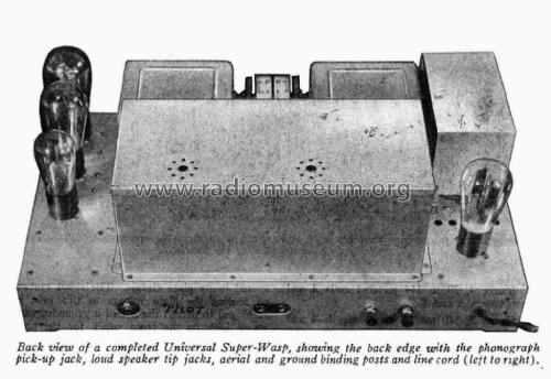 Universal Super Wasp K-136; Pilot Electric Mfg. (ID = 2121447) Radio