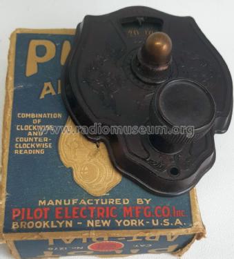 Vernier Art-Dial - Deluxe Model Cat No. 1278; Pilot Electric Mfg. (ID = 2612279) Radio part