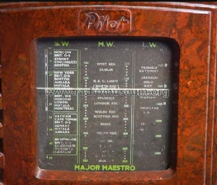 Major Maestro ; Pilot Radio Ltd.; (ID = 298771) Radio