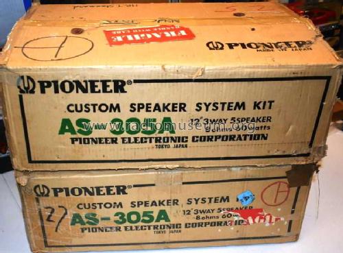 Custom Speaker System Kit AS-305A; Pioneer Corporation; (ID = 2657121) Speaker-P