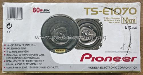 Car Speaker TS-E1070; Pioneer Corporation; (ID = 2034945) Speaker-P