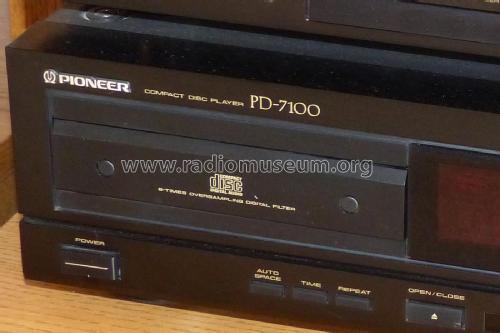 Compact Disc Player PD-7100; Pioneer Corporation; (ID = 1957796) Reg-Riprod