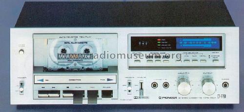 Stereo Cassette Tape Deck CT-F750; Pioneer Corporation; (ID = 643333) Reg-Riprod